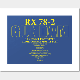 RX-78-2 GUNDAM Posters and Art